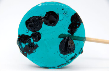 Lollipop black currant turquoise