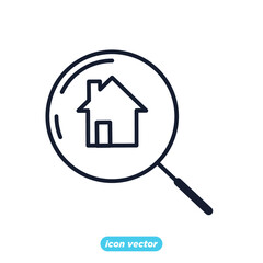search icon. Real Estate search symbol template for graphic and web design collection logo vector illustration