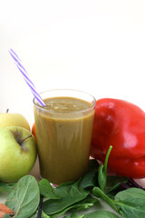 paprika fruits and vegetables juice as detox diet