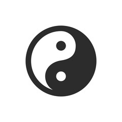 Yin Yang Symbol - Vector Sign