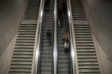 moving staircase, rolling, escalator