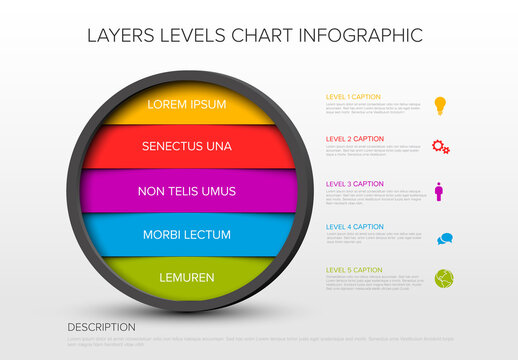 Layers Levels Infographic Layout