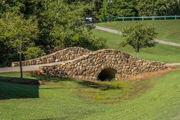 Stone arched bridge