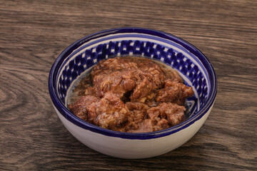 Gurmet venison stew with spices