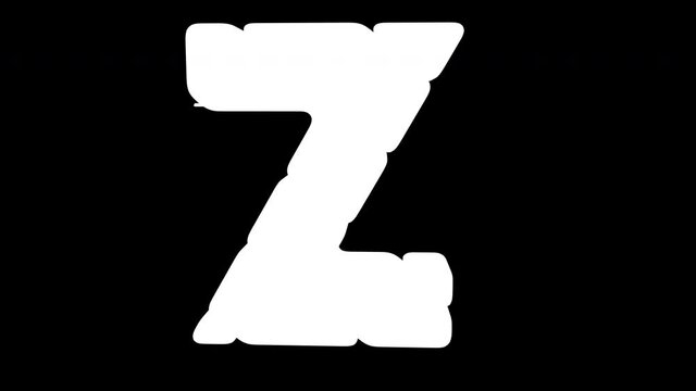 Gold letter.High quality 4k footage