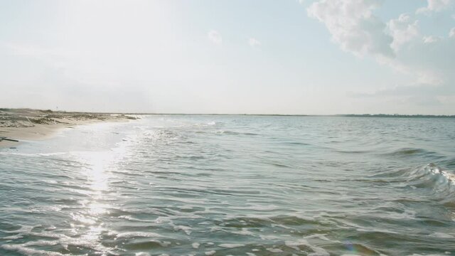 Charleston South Carolina Beach At Sunset