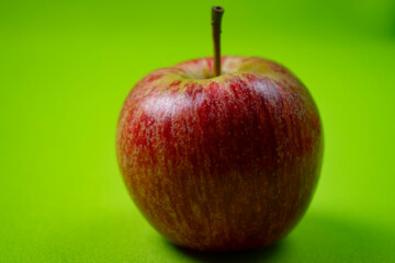 bright and sweet red apple
