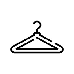 Hanger icon. Simple vector illustration for fashion ecommerce websites, apps, design elements.