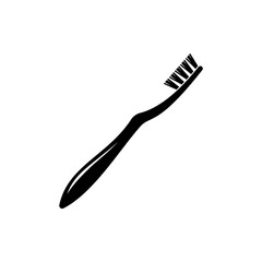 Toothbrush icon. Oral care, mouth hygiene symbol. Fresh breath sign.
