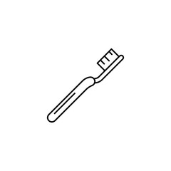 Toothbrush icon. Oral care, mouth hygiene symbol. Fresh breath sign.