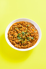 Keema curry in bowl