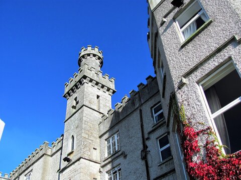 Parapet of Irish Castle Cavan Ireland