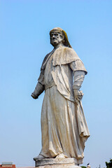 Statue of Pagano Della Torre , the 1st mayor of Padua in 1195. Is one of the 78 statues located on the largest square in Italy, Prato della Valle in Padova.