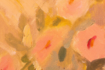 Artists oil paints multicolored closeup abstract background