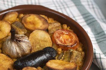 Close-up of some river stones that serves as a background image