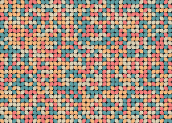 Fototapeta premium Abstract Geometric Pattern generative computational art illustration