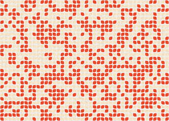 Abstract Geometric Pattern generative computational art illustration