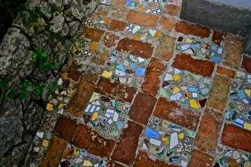 Mosaic floors of the Mediterranean terrace 