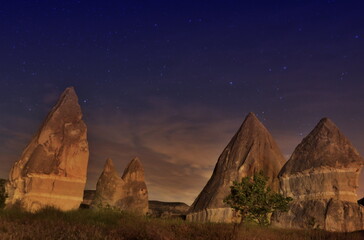 valley sky in the cappadocia