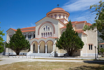 Fototapeta na wymiar Monastery of Agios Gerasimos, Kefalonia, Greece