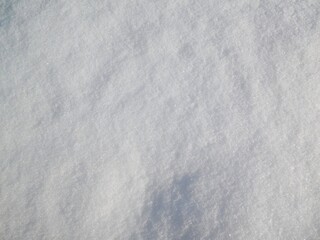 Obraz premium real snow, texture closeup, winter background 