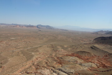Fototapeta na wymiar Nevada Amerika aus der Sicht von oben