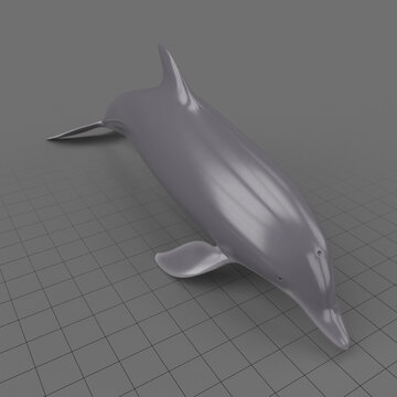 Stylized dolphin