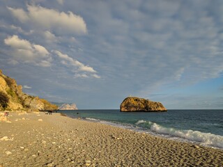 beach and sea