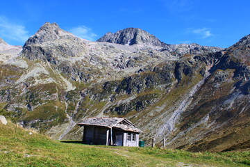 Splügen Pass (Passo dello Spluga), Alpine mountain pass of the Lepontine Alps