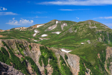 Fototapeta na wymiar 大雪山　黒岳からの景色