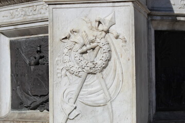 detail of the sculpture