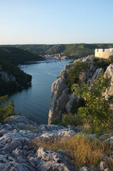 Fototapeta na wymiar view of Krka river. Croatia