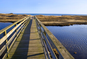 Obraz premium Ridgevale Beach Bridge at Chatham, Cape Cod