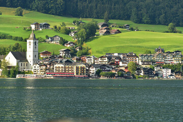 Sankt Wolfgang am Wolfgangsee, Bezirk Gmunden, Salzkammergut, Oberösterreich, Österreich, Europa...