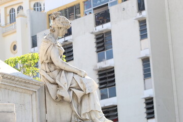 statue in the city