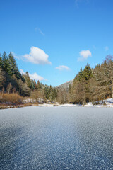 Seelandschaft im Winter