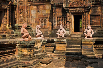Banteay Srei Khmer temple, Siem Reap, Cambodia