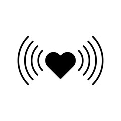 love tethering icon logo. with a simple design. suitable for web icons, mobile applications, company logos, restaurants, etc.