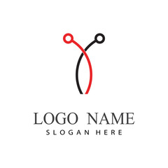 internet cable logo  and symbols vector
