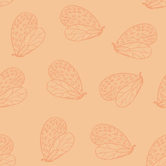Butterflys repeat seamless pattern design