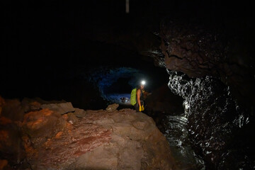 Obraz premium Lava tunnel