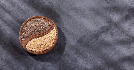 Organic ground chia seeds - Salvia Hispanica