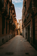 Der alte Carmen-Platz in den Straßen von Valencia © Cavan