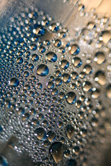 Colorful water droplets macro modern dreamy wet background high quality prints fifty megapixels