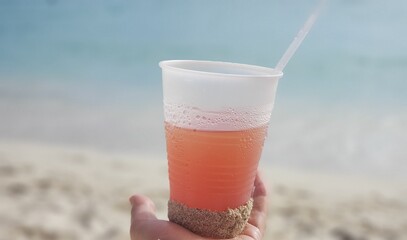 cocktail on the beach