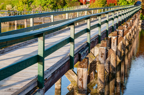 a long marina jety, Victoria, BC, Canada