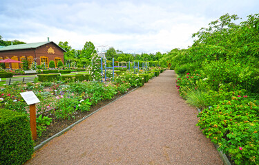 Gothenburg, Sweden. Botanical Garden (Tradgardsforeningen) in Sweden. It is one of largest...