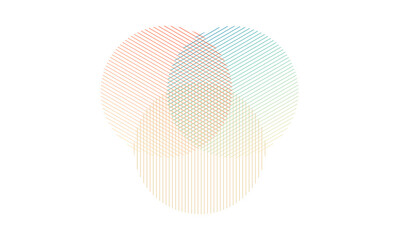 Vector Illustration of the colorful circle pattern of lines abstract background. EPS10.