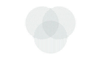 Vector Illustration of the gray circle pattern of lines abstract background. EPS10.