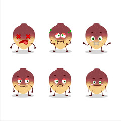Swede cartoon in character with nope expression